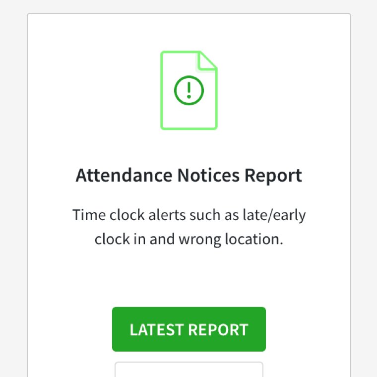 attendance notices report