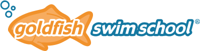 graphic of goldfish swim-school logo