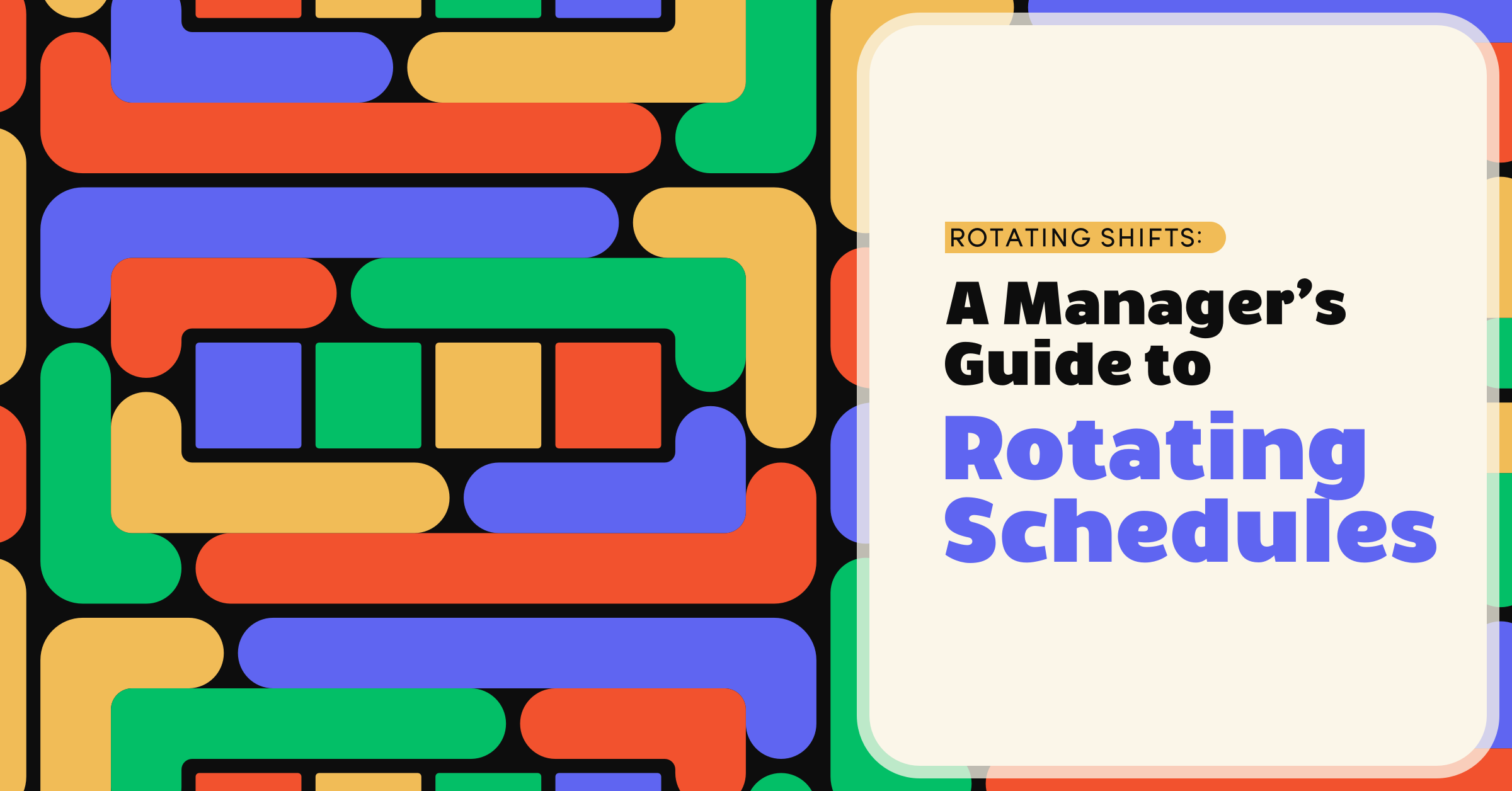 Rotating Shift Schedule A Manager s Guide To Rotating Schedules When