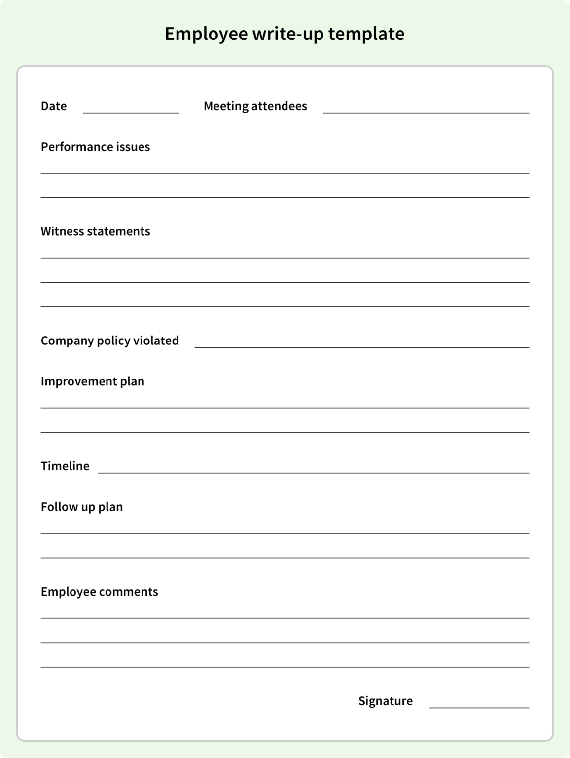 How To Write Up An Employee: 8 Simple Steps + Free Template | When I Work